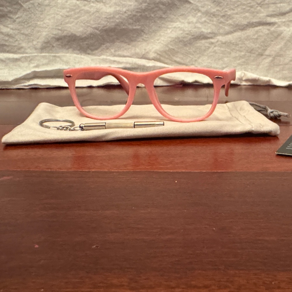 Stylish Pink Glasses add a POP of color !